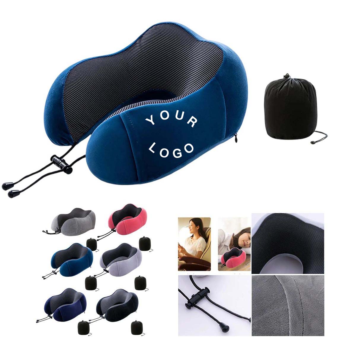 Ergonomic Travel Pillow for Neck and Shoulder Support 3