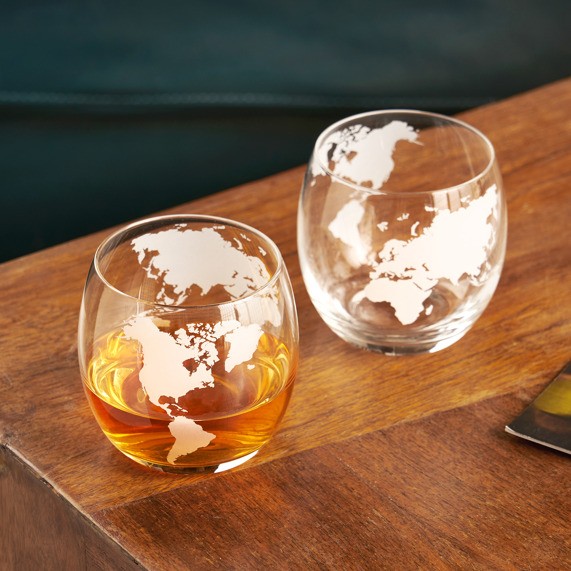 Viski® Globe Whiskey Tumbler, set of 2 4