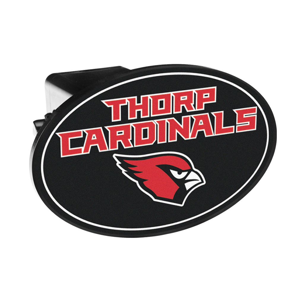 5" x 3 1/4" Oval Hitch Cover, Full Color Laminated Decal 3