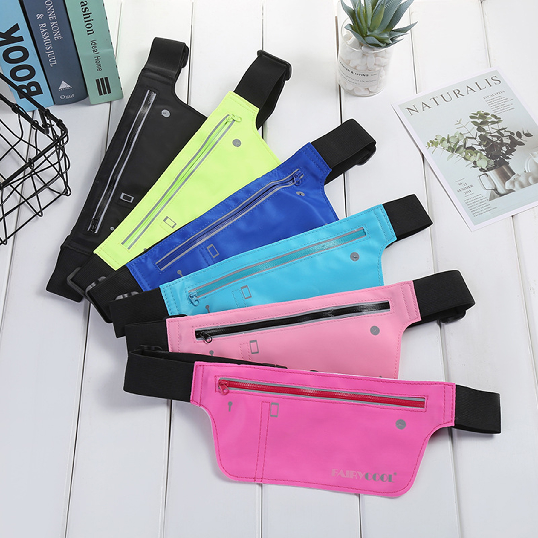 Slim waterproof running fanny pack 2