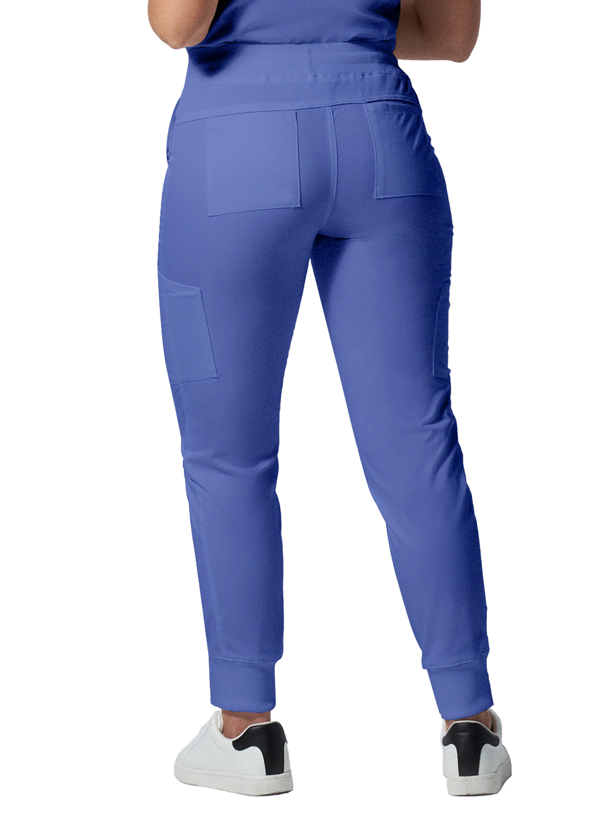 Landau - ProFlex - Women's Six-Pocket Mid-Rise Elastic-Back Waist Jogger Pant 31