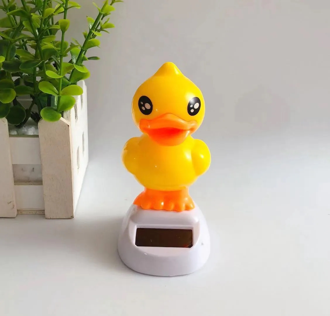 Solar Powered Shaking Head Car Decoration Dancing Toys 13