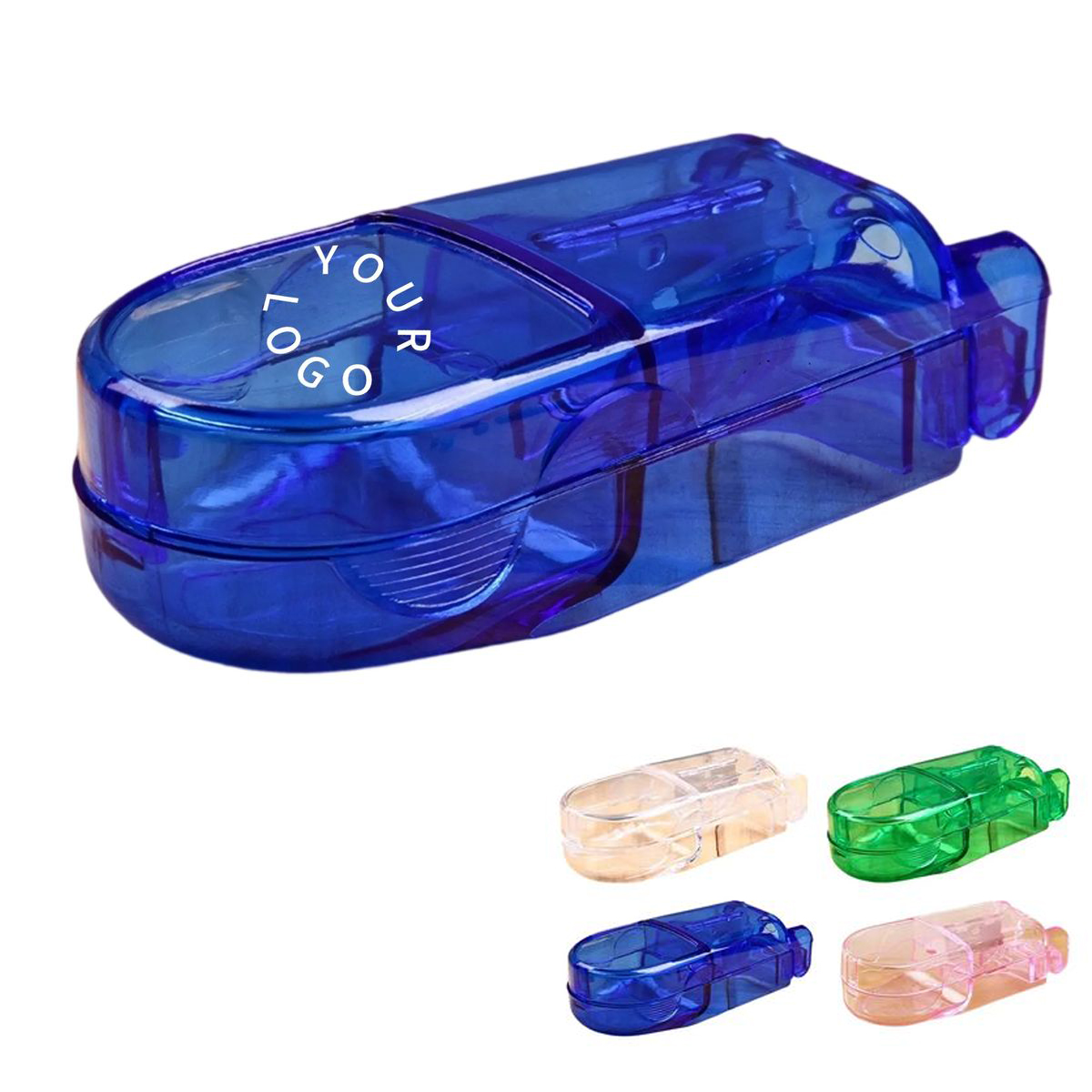 Pill Splitter Plastic 3.6x1.6x1 Inch Tool 2