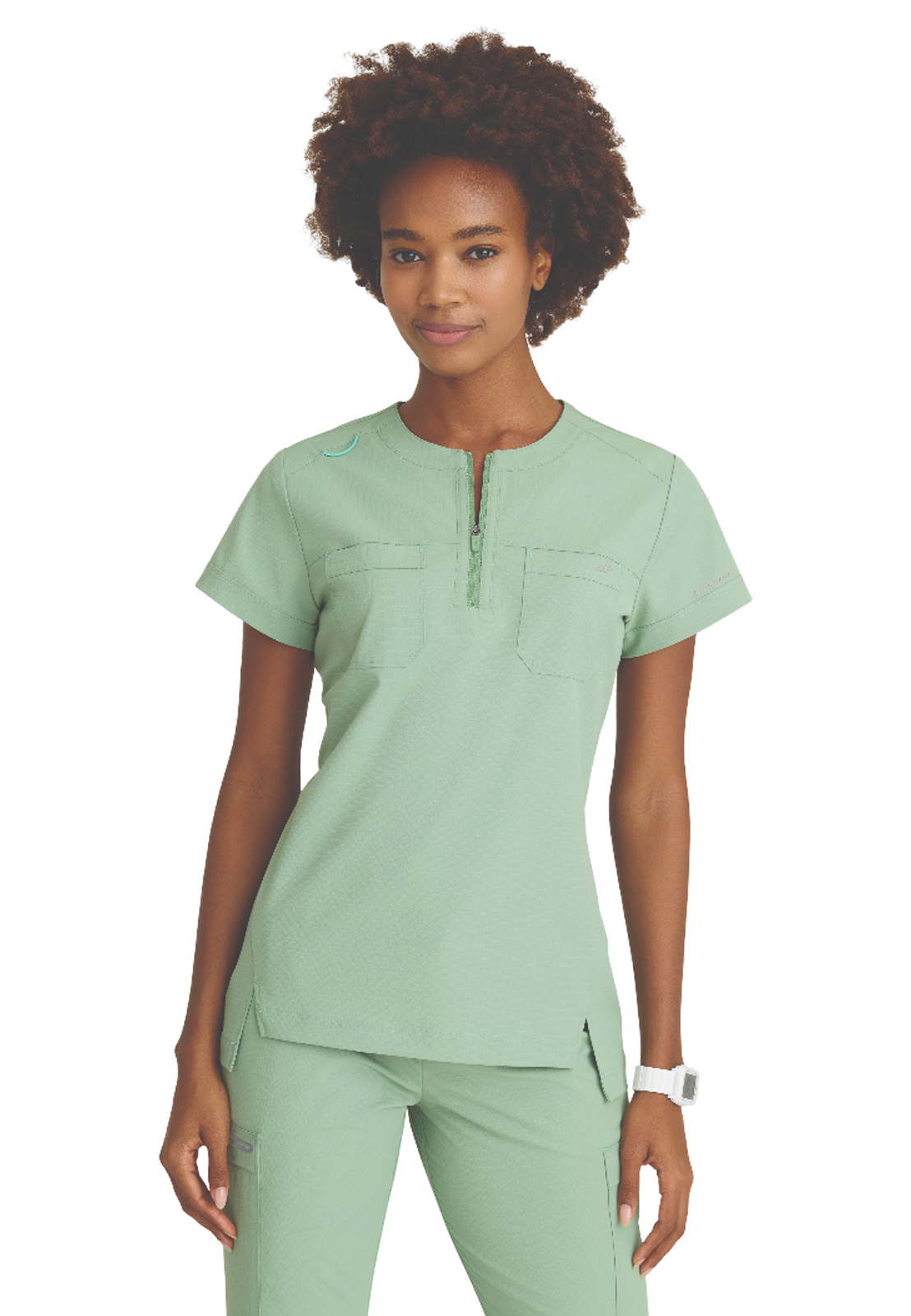 Skechers Ripstop Collection - Women's Two-Pocket Round Neck Trek Scrub Top 15