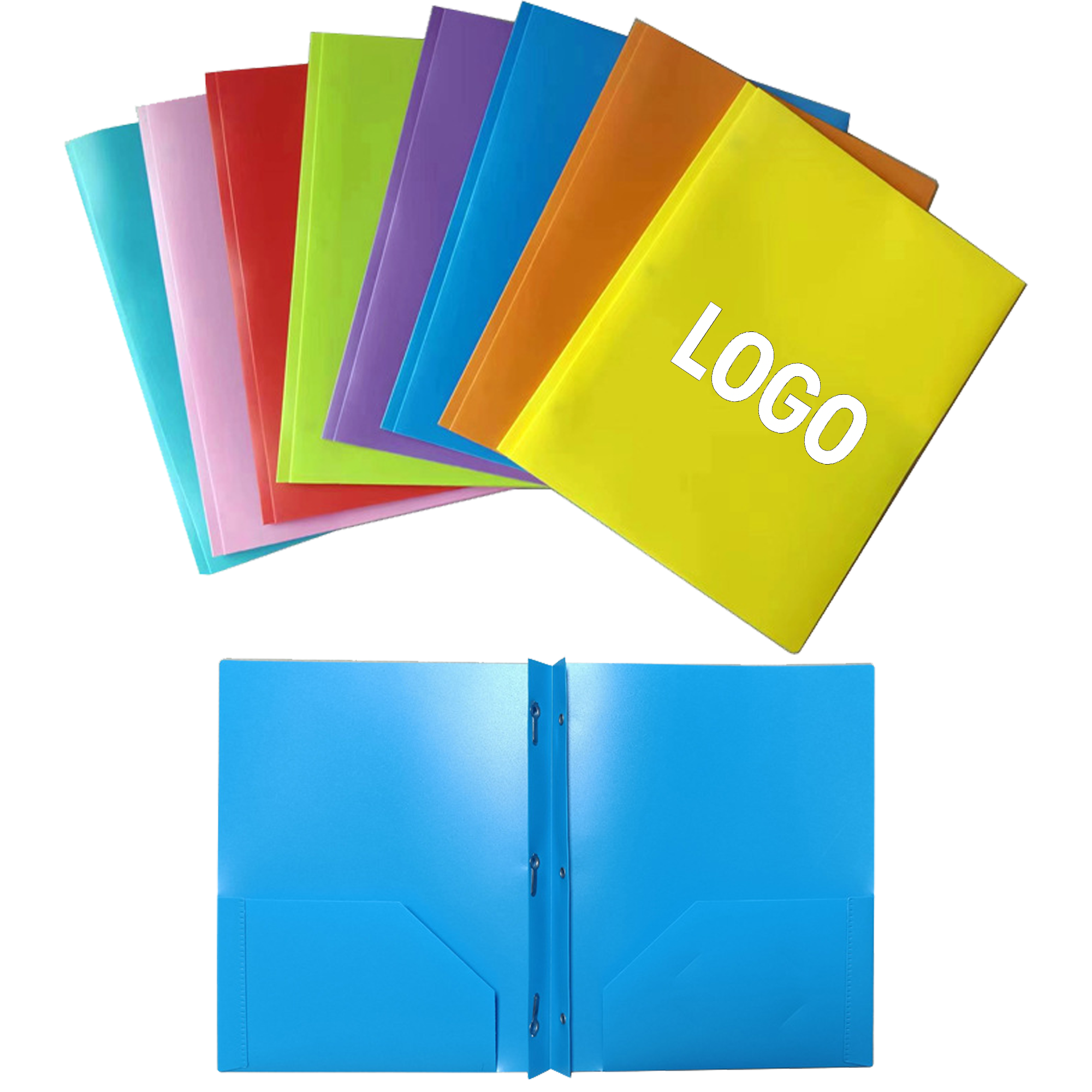 PP Twin Pocket File Folder With Snap Closure For Documents And Events 2