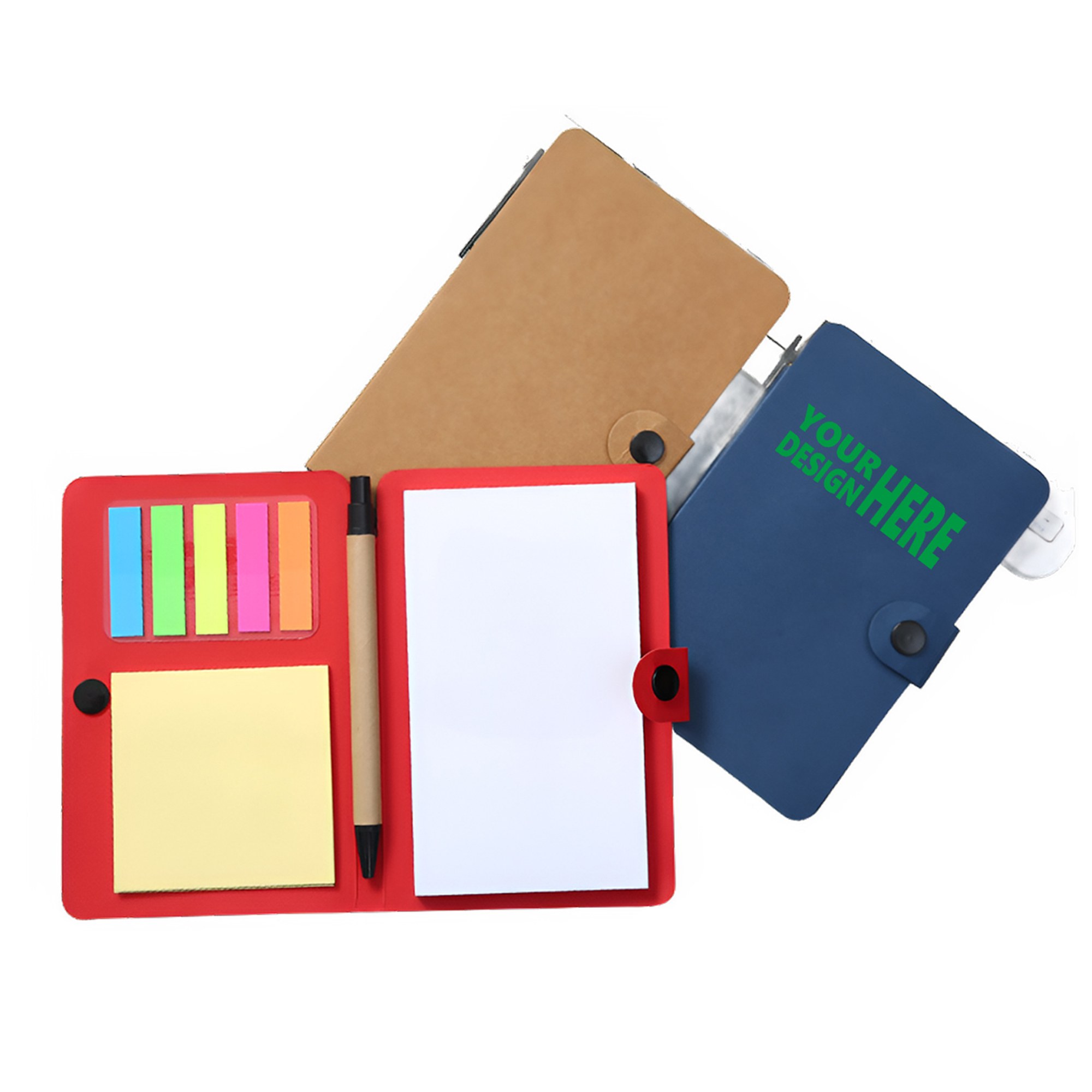 MOQ50 Personalized Sticky Note and Notebook Gift Set 2