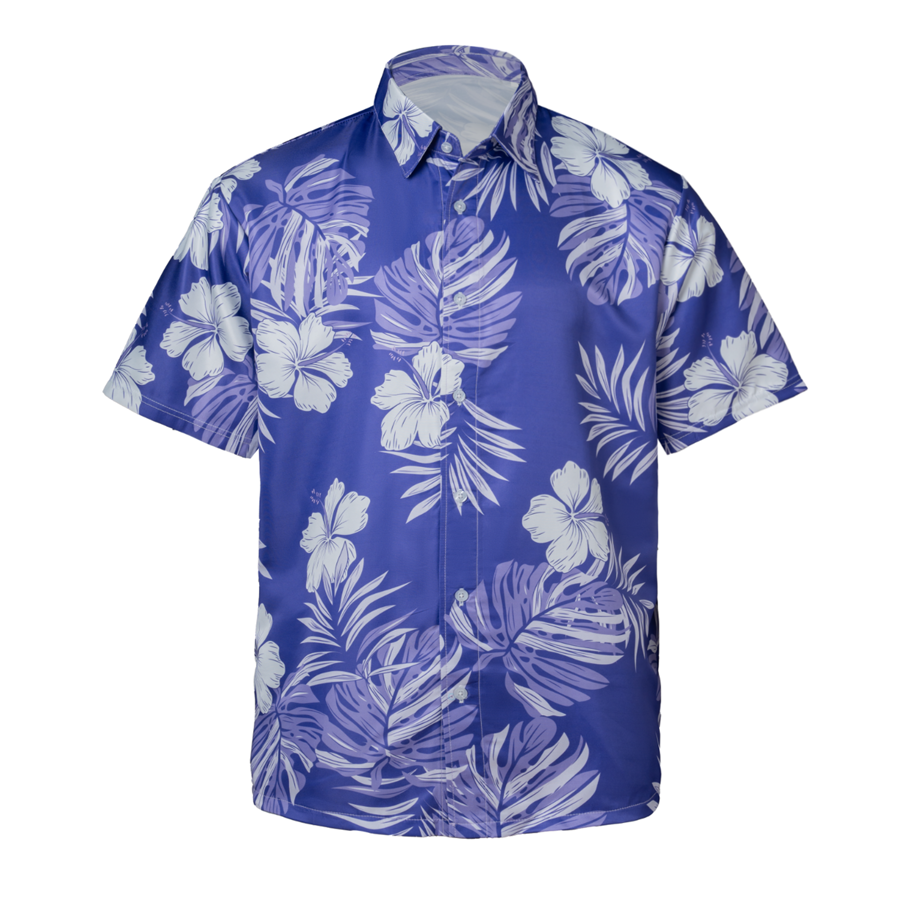 Sublimation Pongee Full-Button Shirt - Men, Women, Kids 6