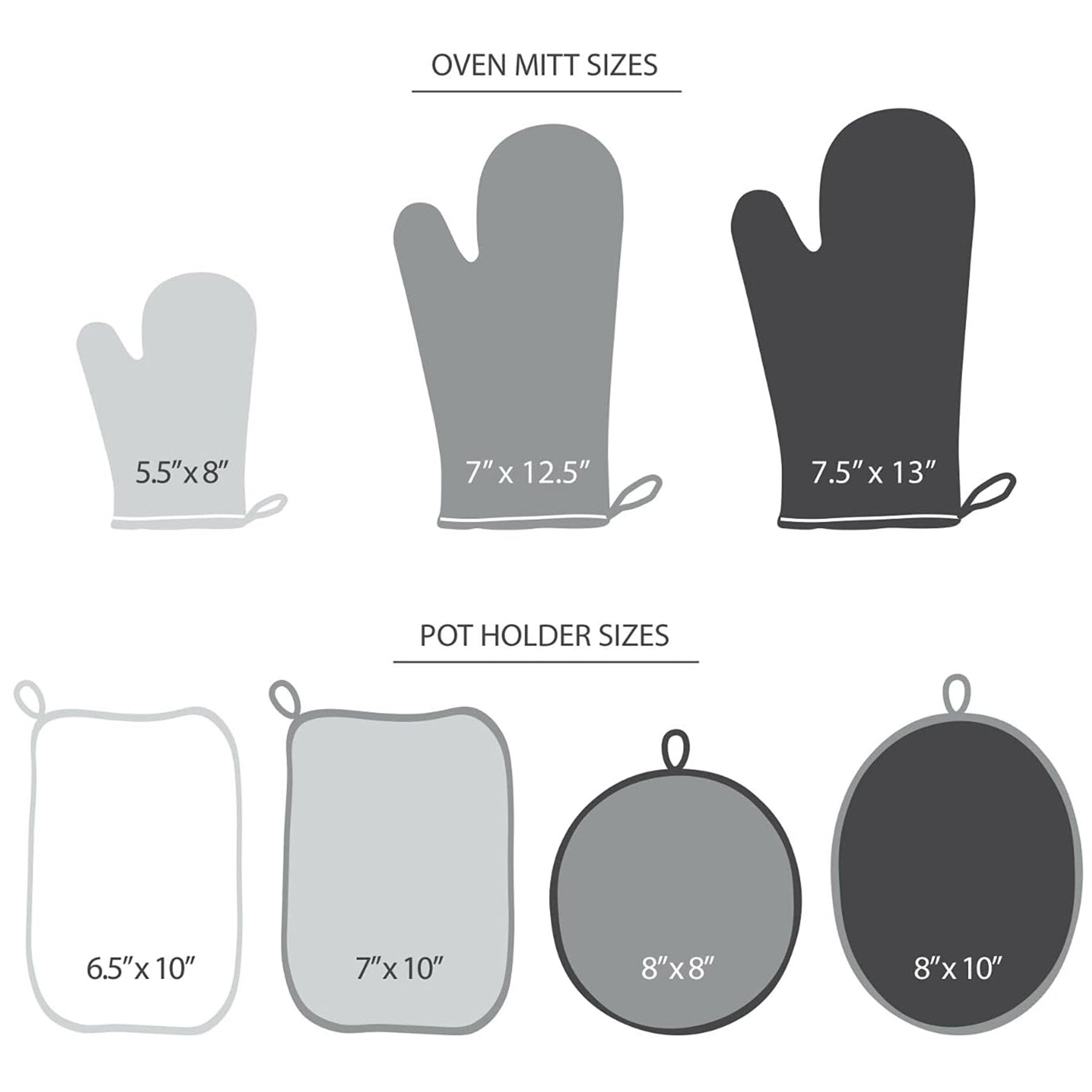 2 Pack Set Ribbed Soft Silicone Oven Mitts 2