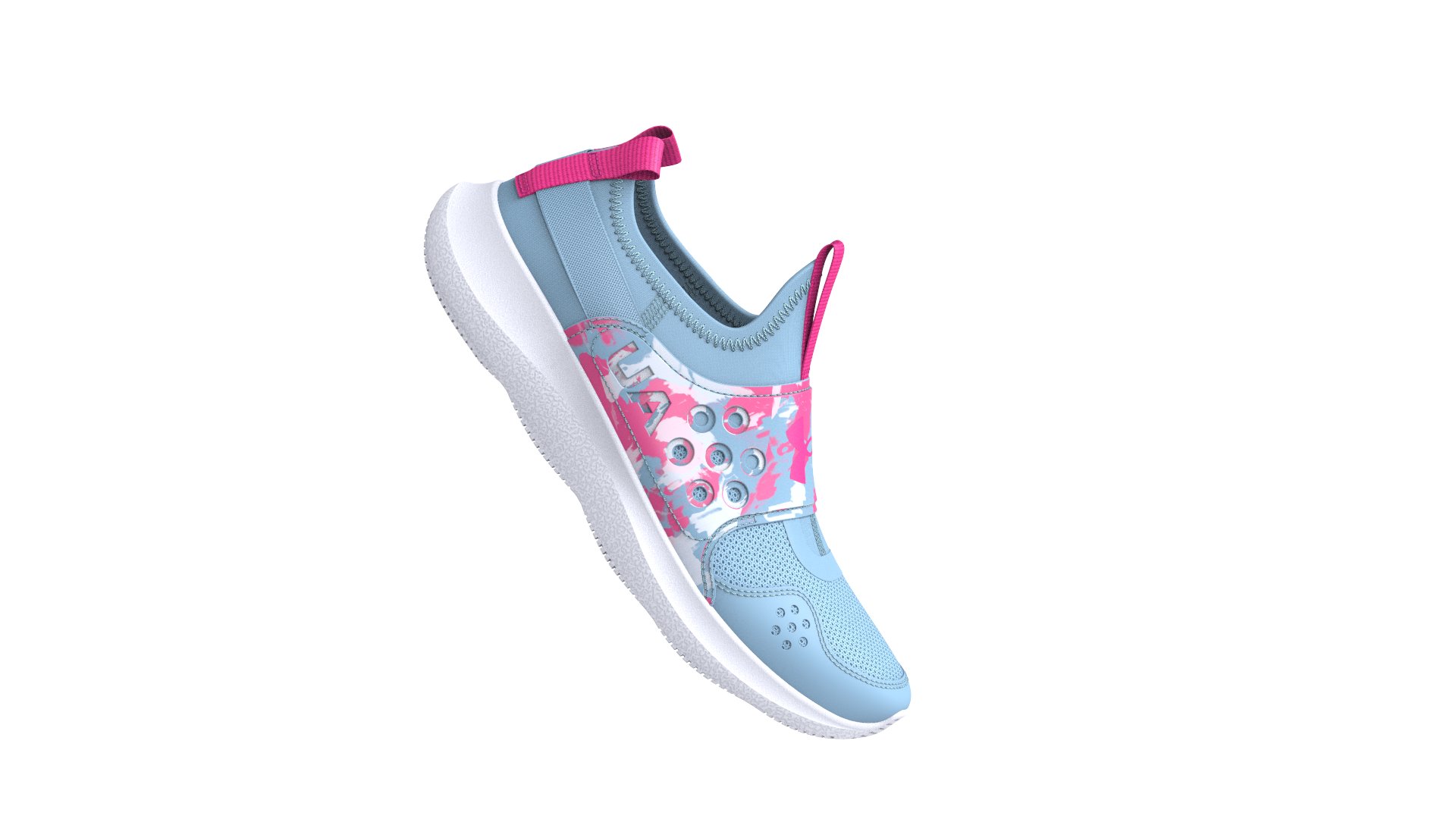 Girls' Grade School UA Runplay Camo Running Shoes  4