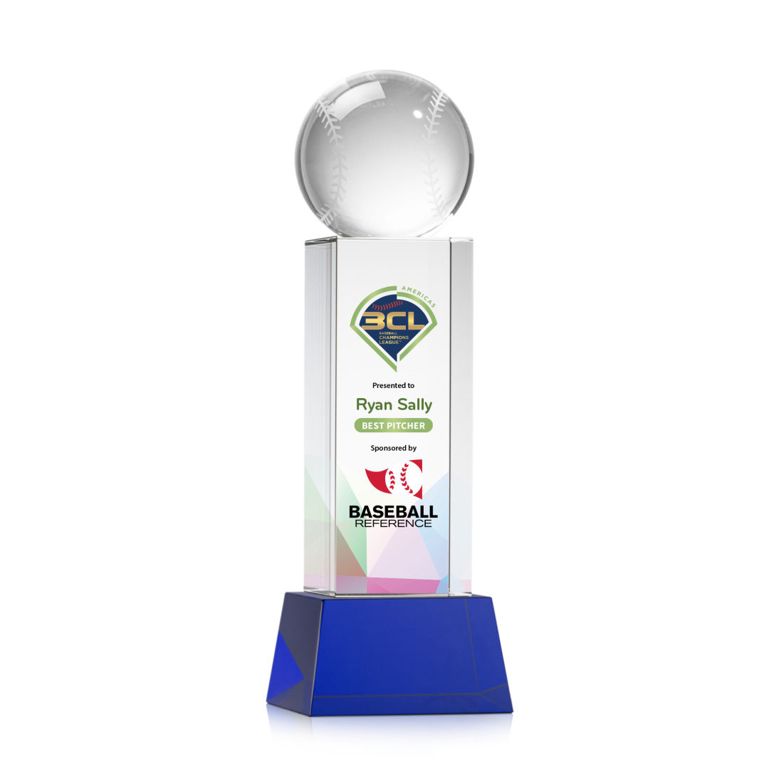 Baseball VividPrint™ Award on Belcroft - Blue 4