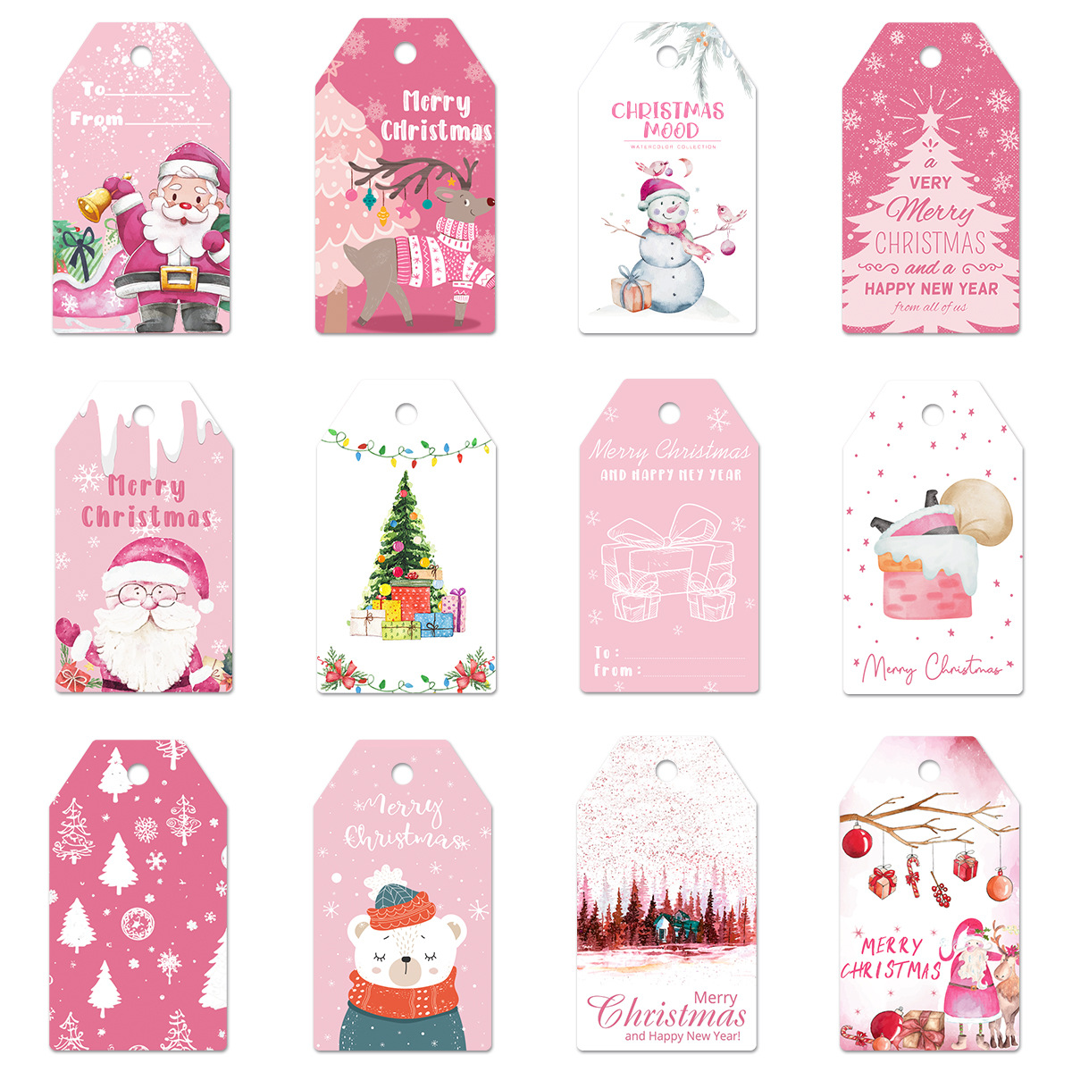 60pcs 2.16" x 3.34" Paper Gift Tag 4