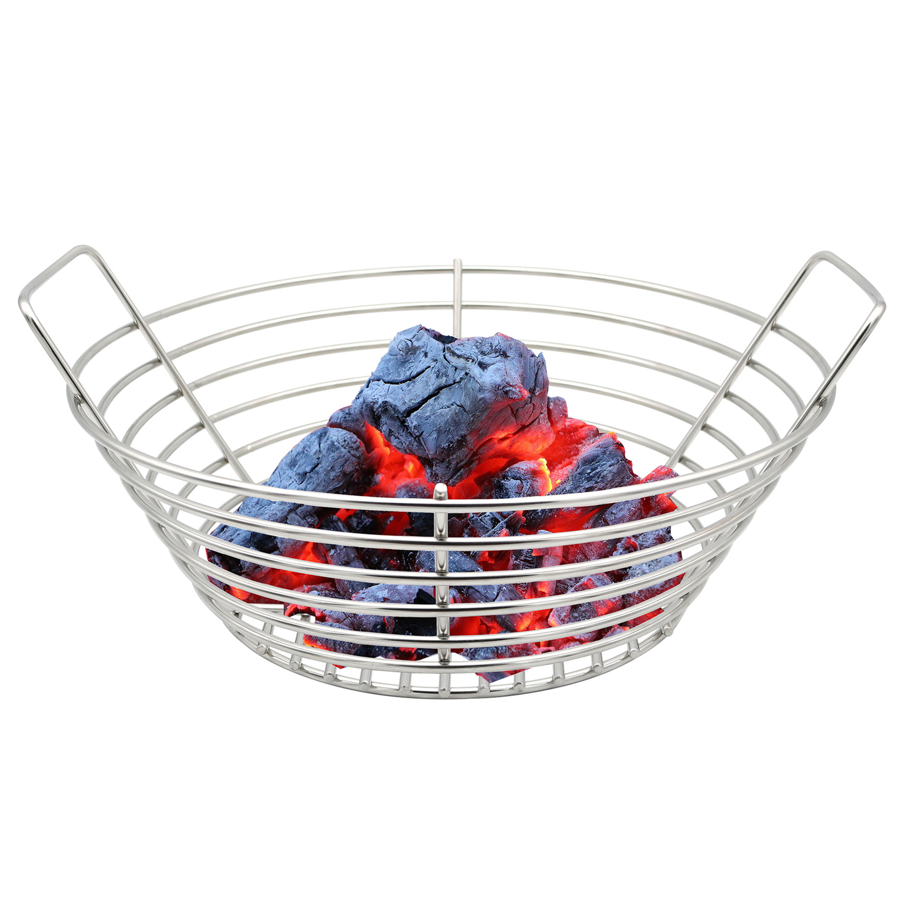 Stainless Steel Carbon Basket Barbecue Charcoal Tray 5