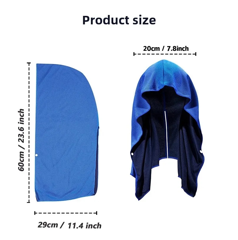 Instant Cooling Neck Wrap Towel for Hot Yoga & Workouts 4