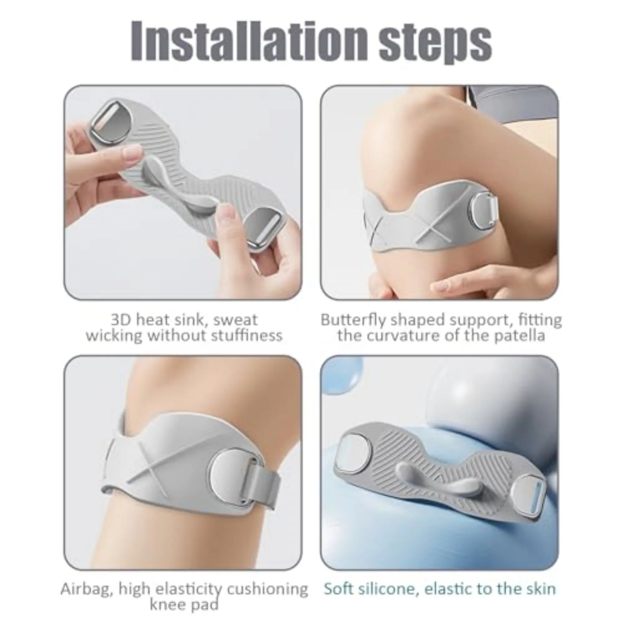 Adjustable Patella Tendon Knee Support Strap 10