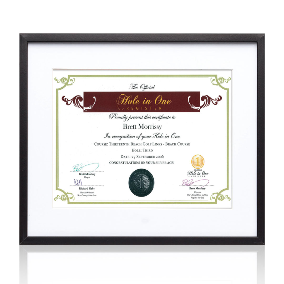 Burnell Certificate Frame 3