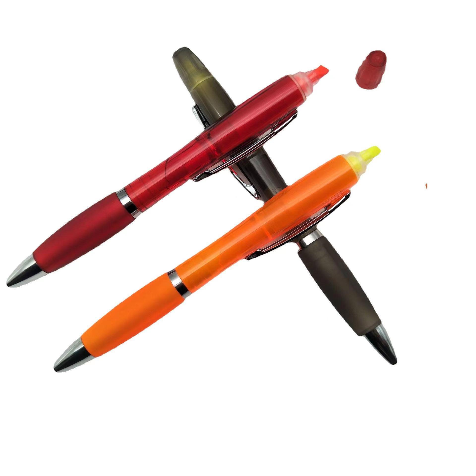 Ballpoint pen with highlighter 3