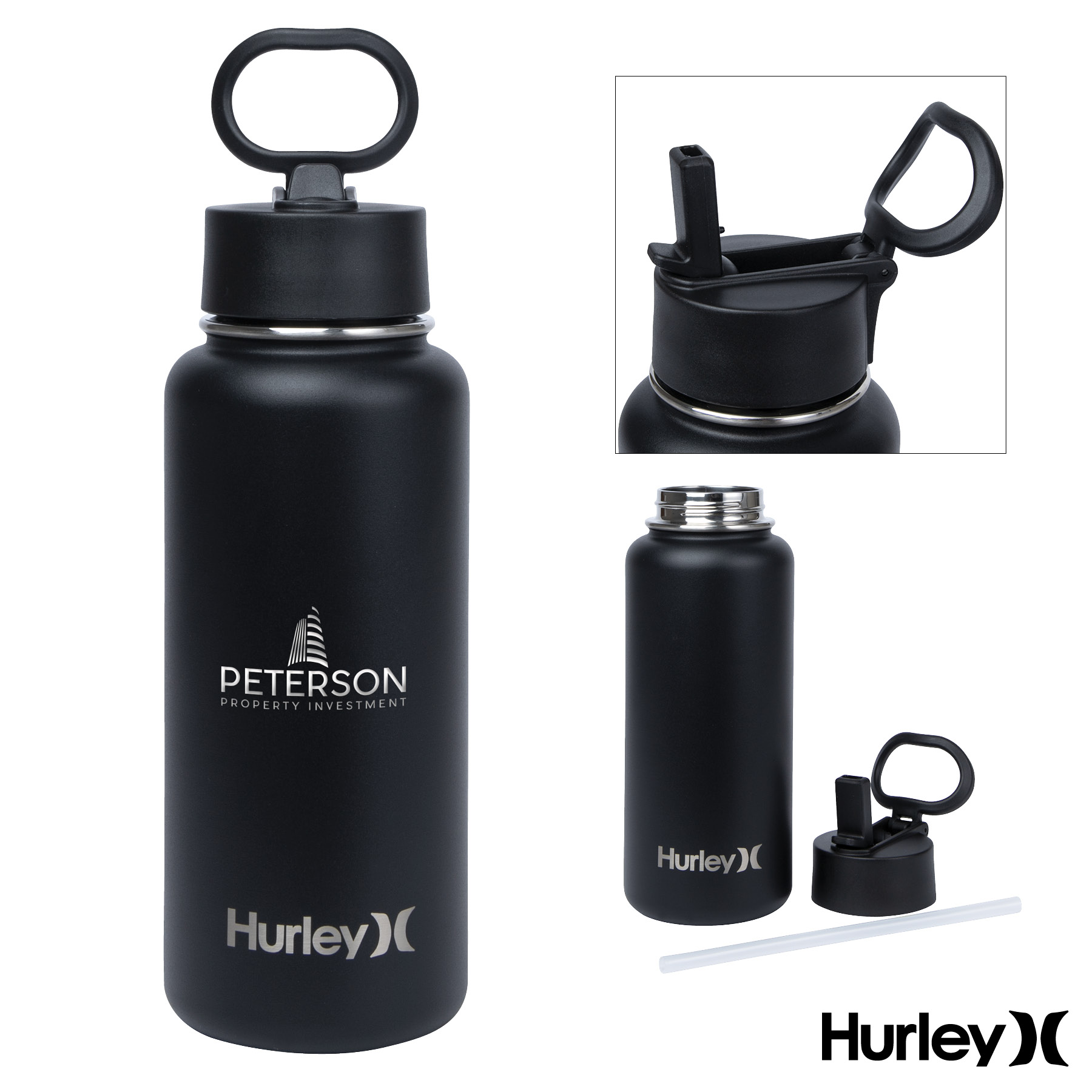 Hurley® Oasis 32 oz. Vacuum Insulated Water Bottle 2
