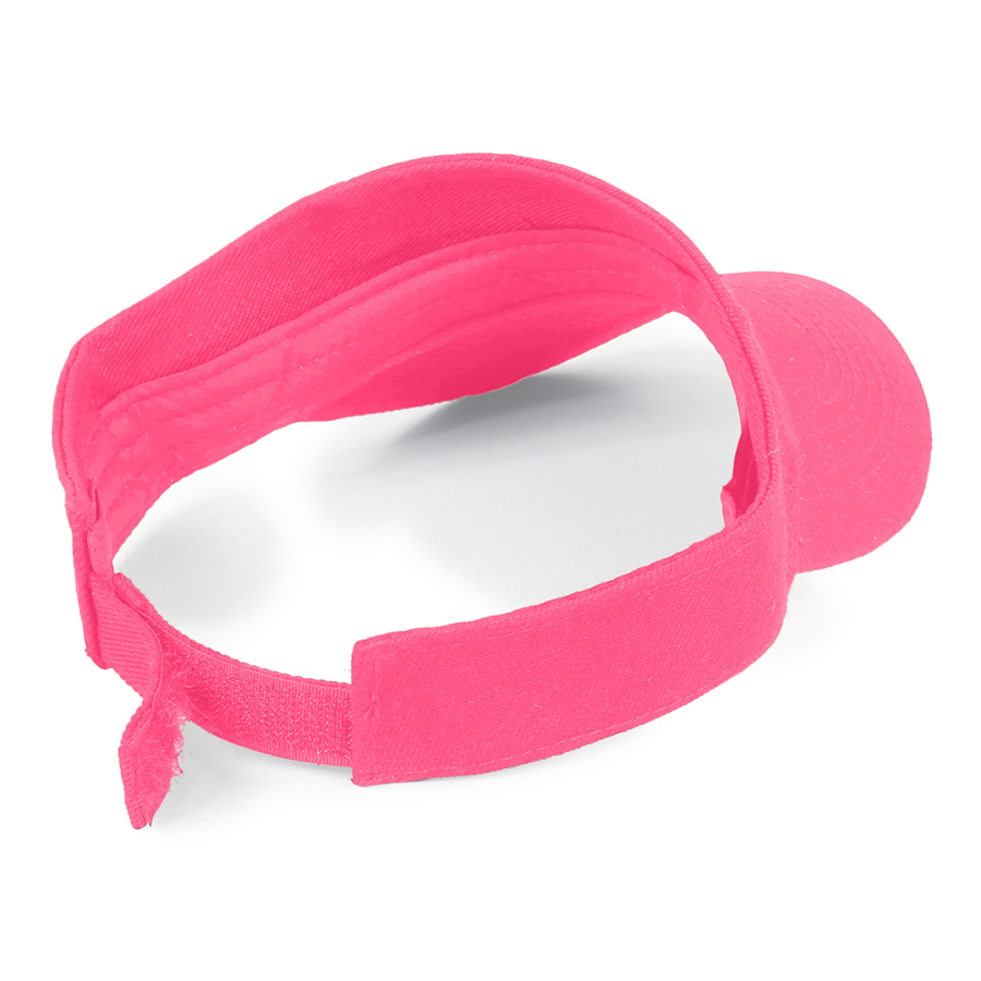 Kids' Stock Solid Color Polyester Visor - Sports Style 38