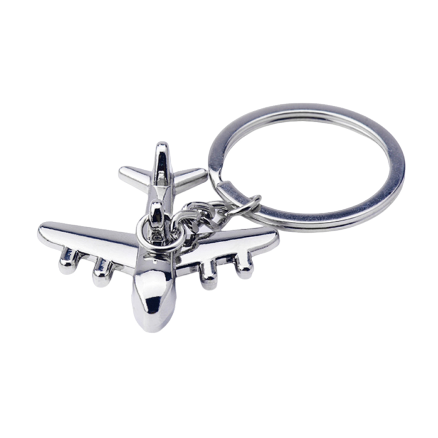 Metal Airplane Keychain 3