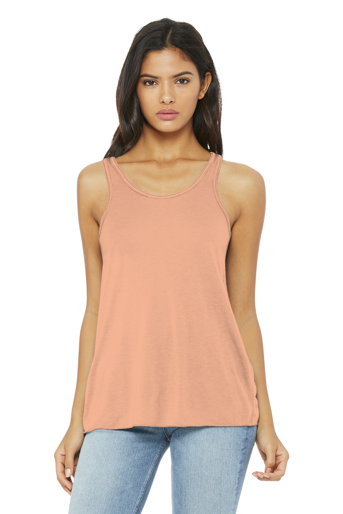BELLA+CANVAS Women's Flowy Racerback Tank. BC8800 137
