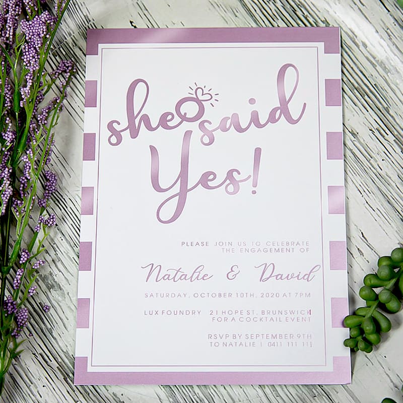 Custom Full Color 5 X 7 Inch Invitation Cards 146