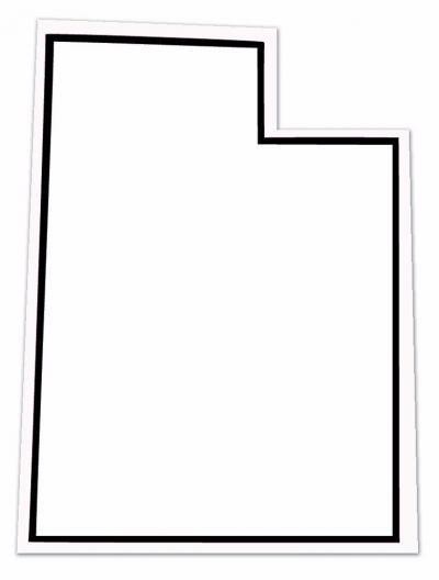 Utah State Shape Magnet - Full Color 1