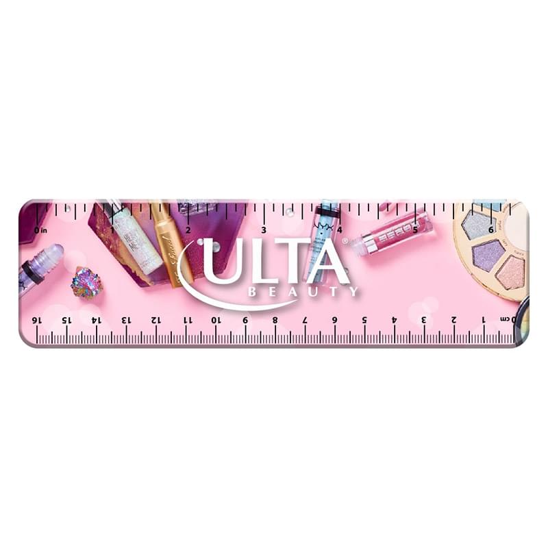 6 Inch Ruler Tag 6-1/4"W x 1-13/16"H 3