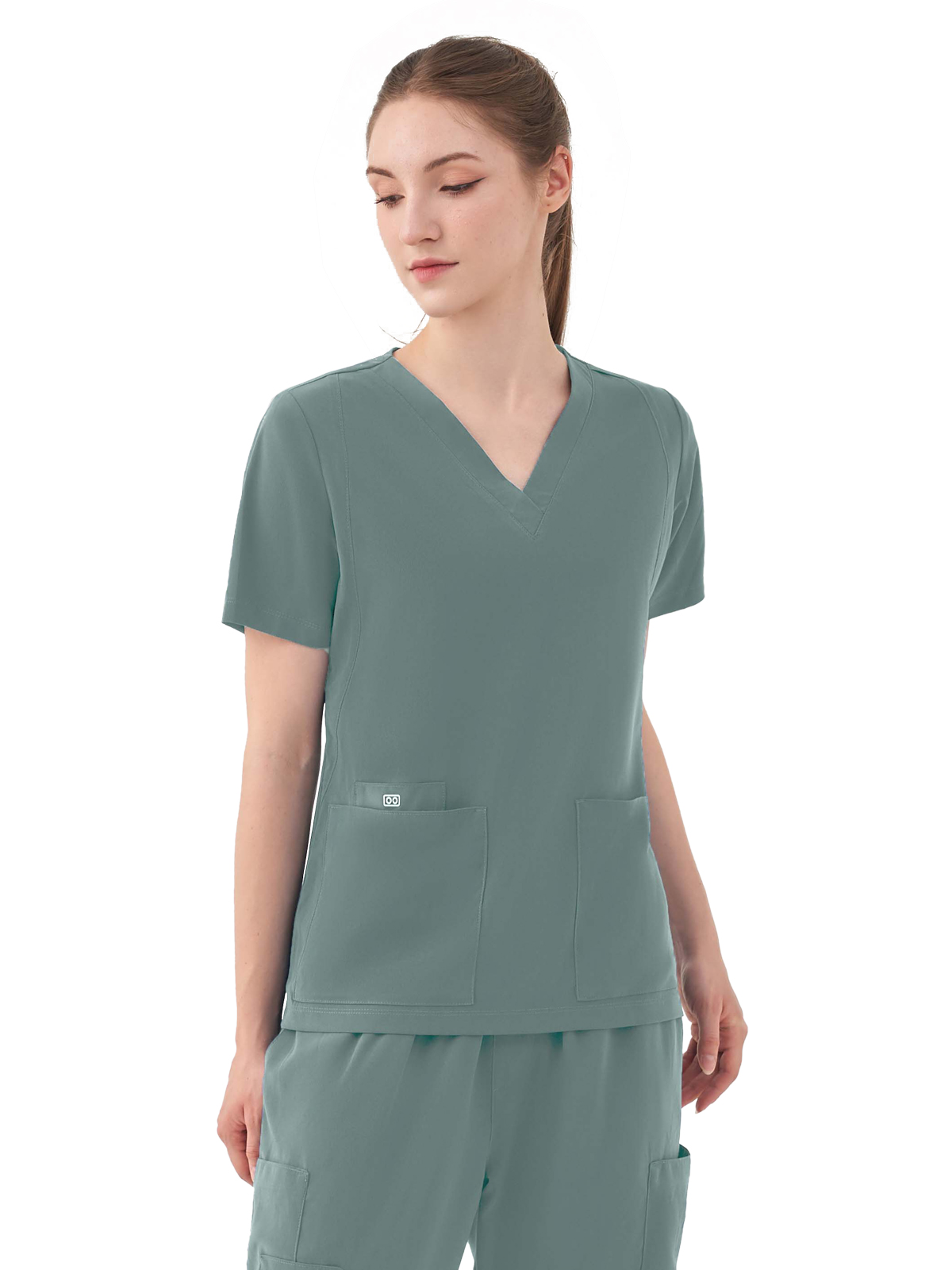 Parkley Quantum - Women's Five-Pocket AURORA V-Neck Top 5