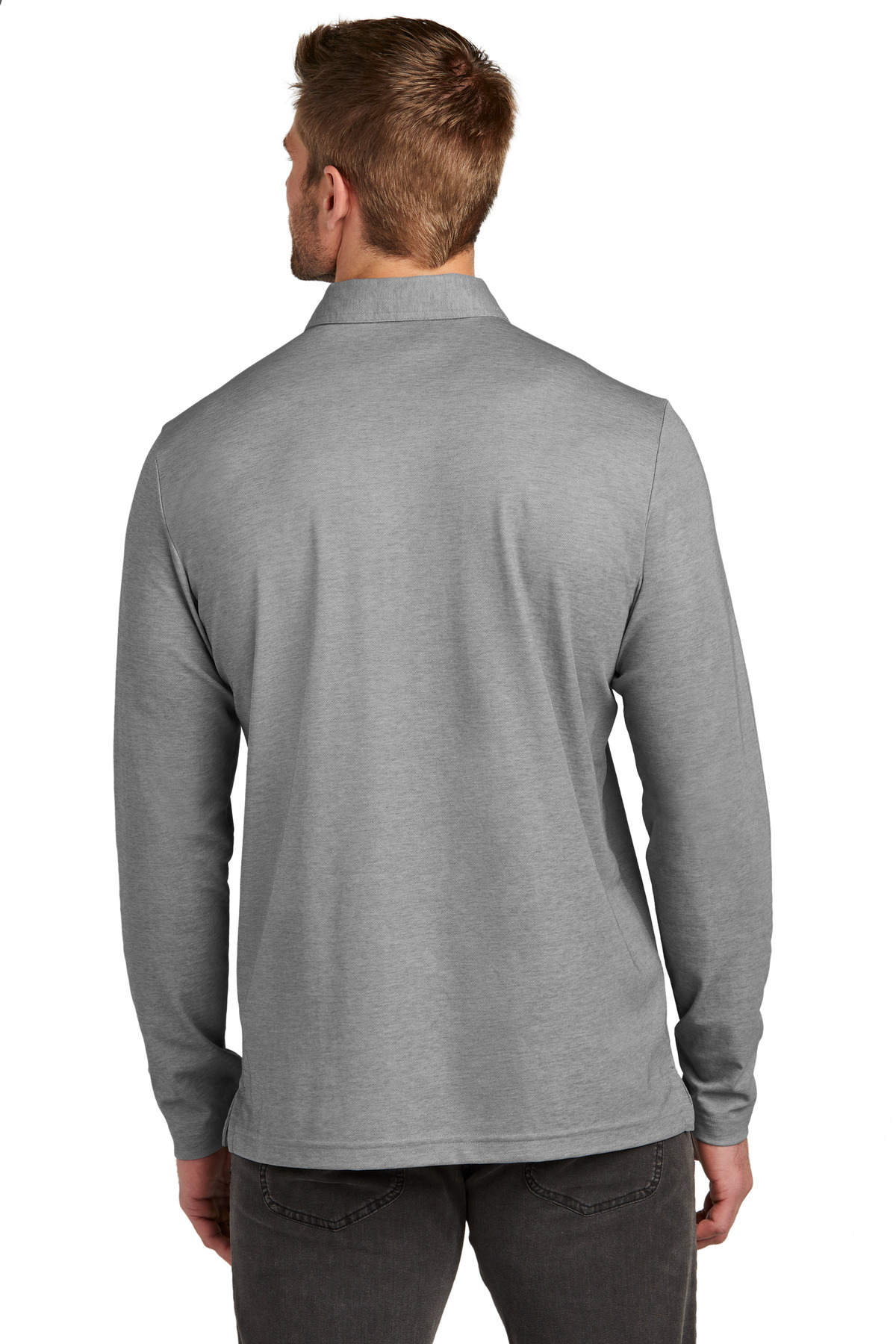 TravisMathew Oceanside Heather Long Sleeve Polo TM1MZ343 26