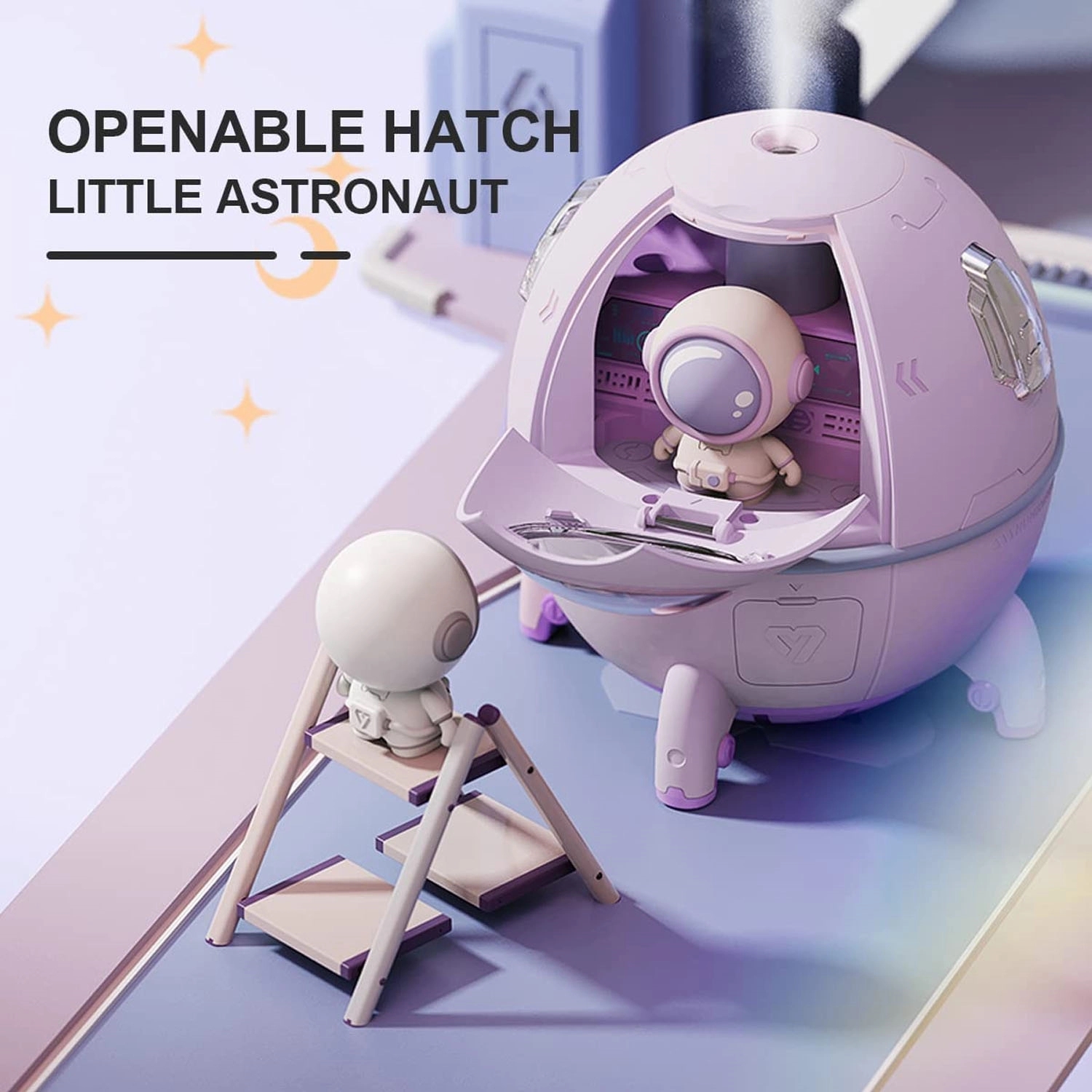 Portable Mini 220Ml Astronaut Desk Humidifier 1