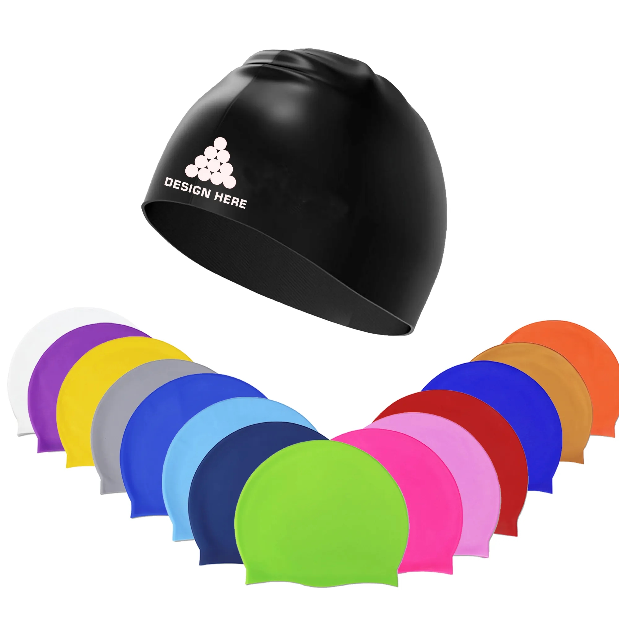 50MOQ Silicone Swimming Cap 2