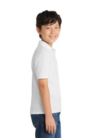 Port & Co Youth Core Blend Jersey Knit Polo. KP55Y 61