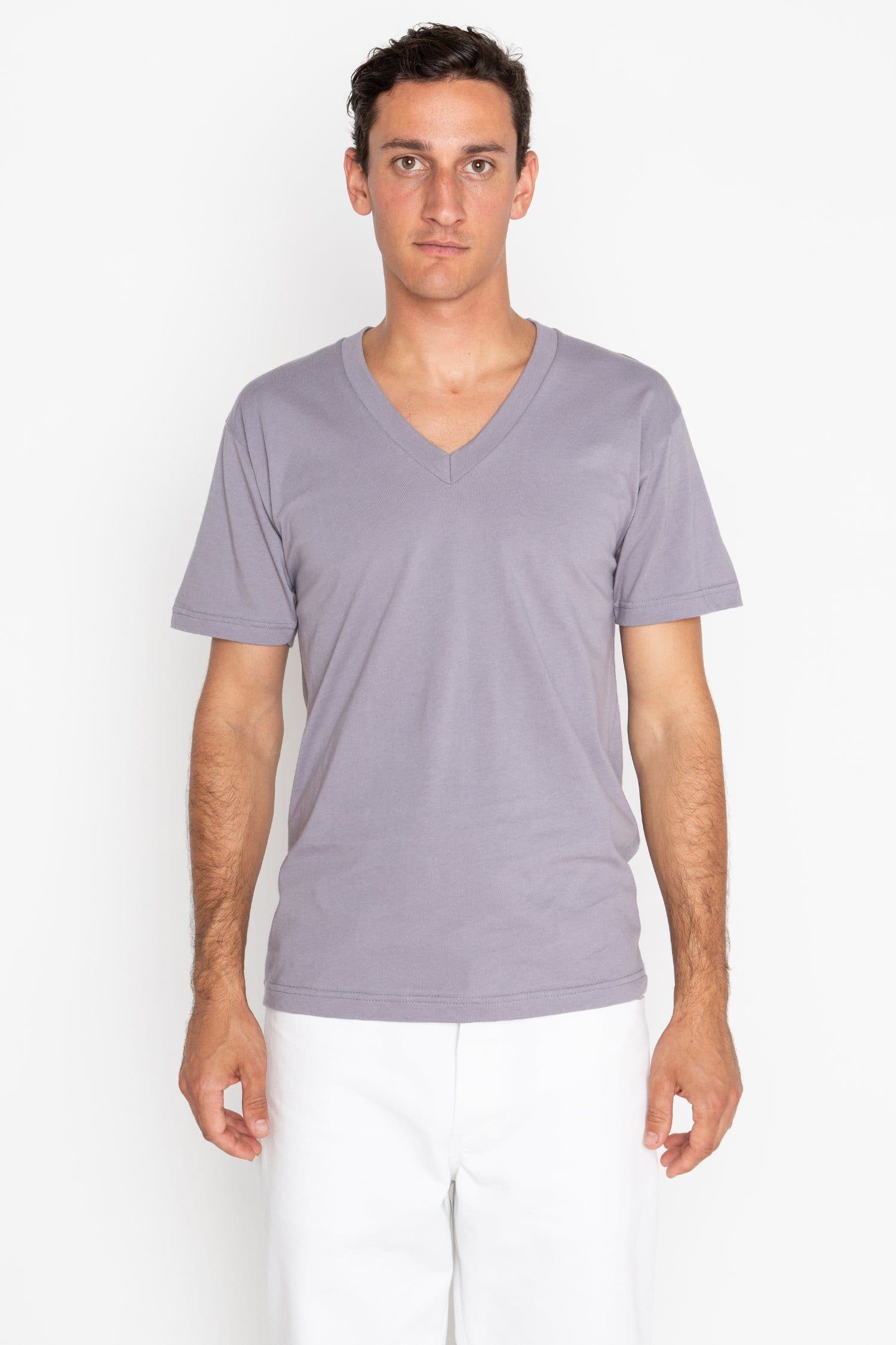 4.3 OZ FINE JERSEY V-NECK 8