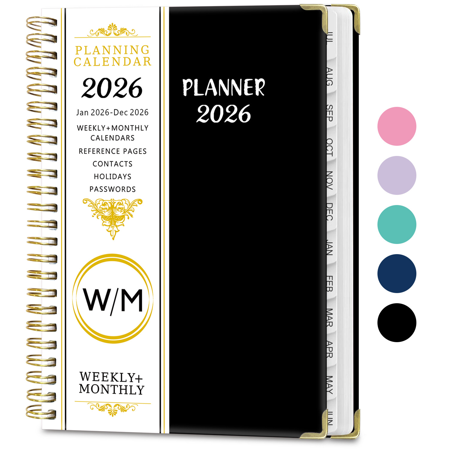 A5 Planner Spiral Notebook For 2026 3