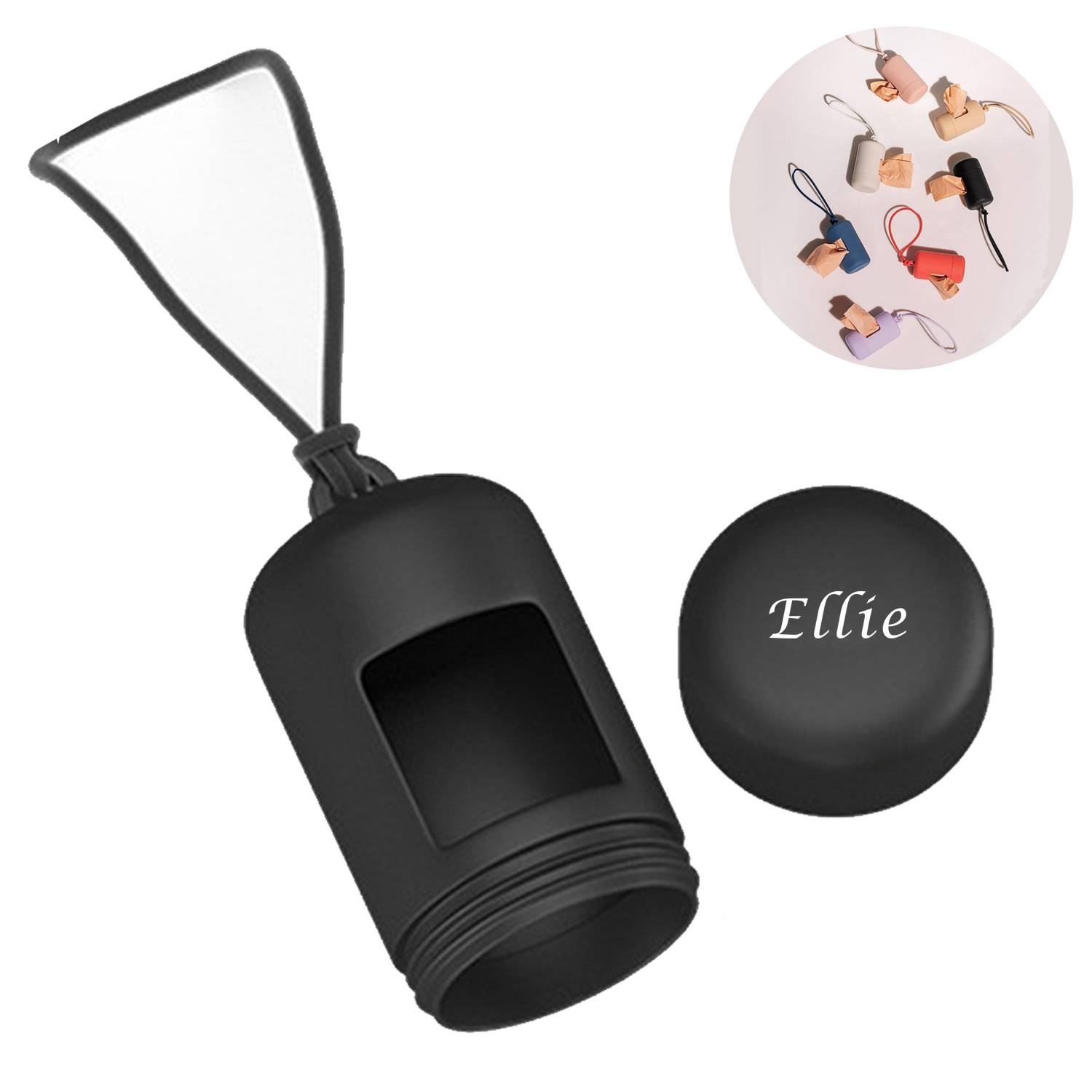 Dog Poop Trash Bag Holder with Hook 2