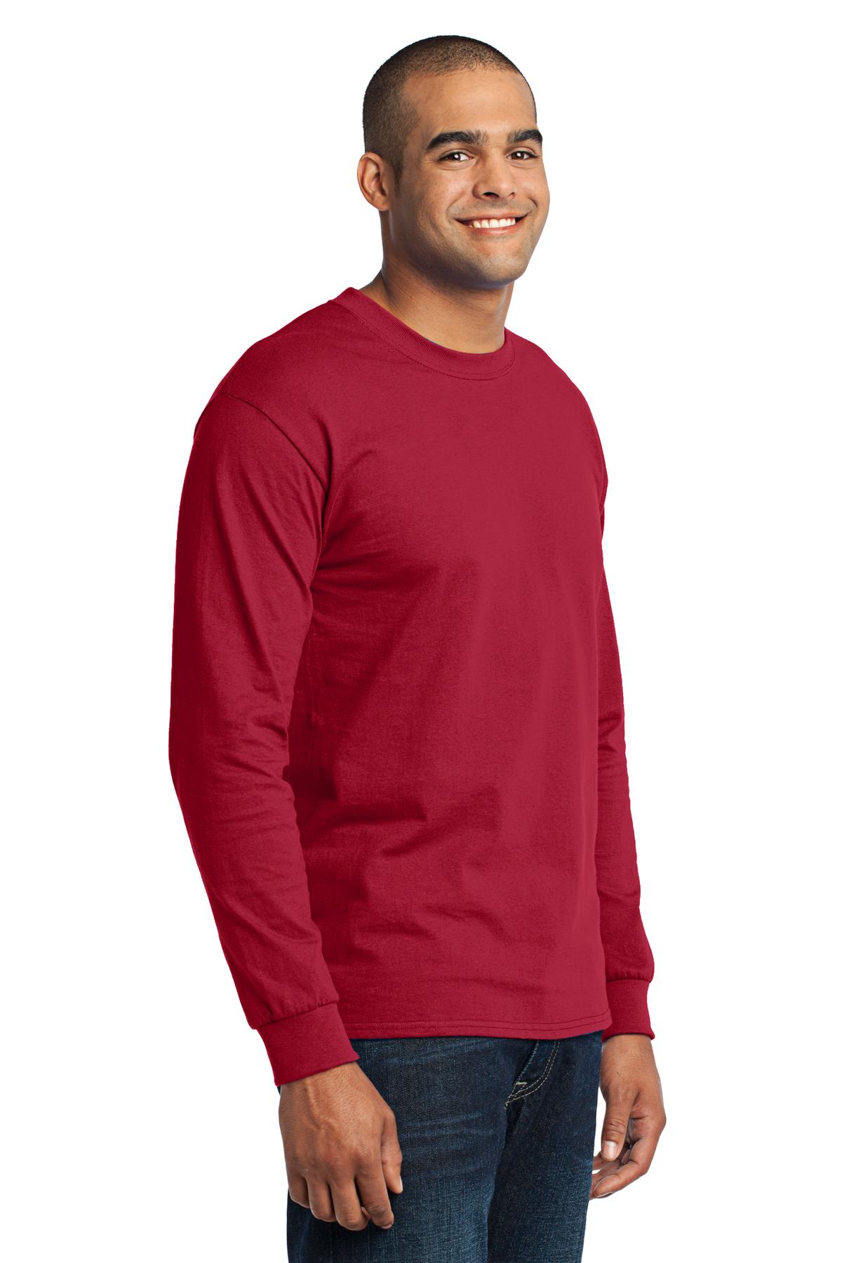 Port & Co Long Sleeve Core Blend Tee. PC55LS 20