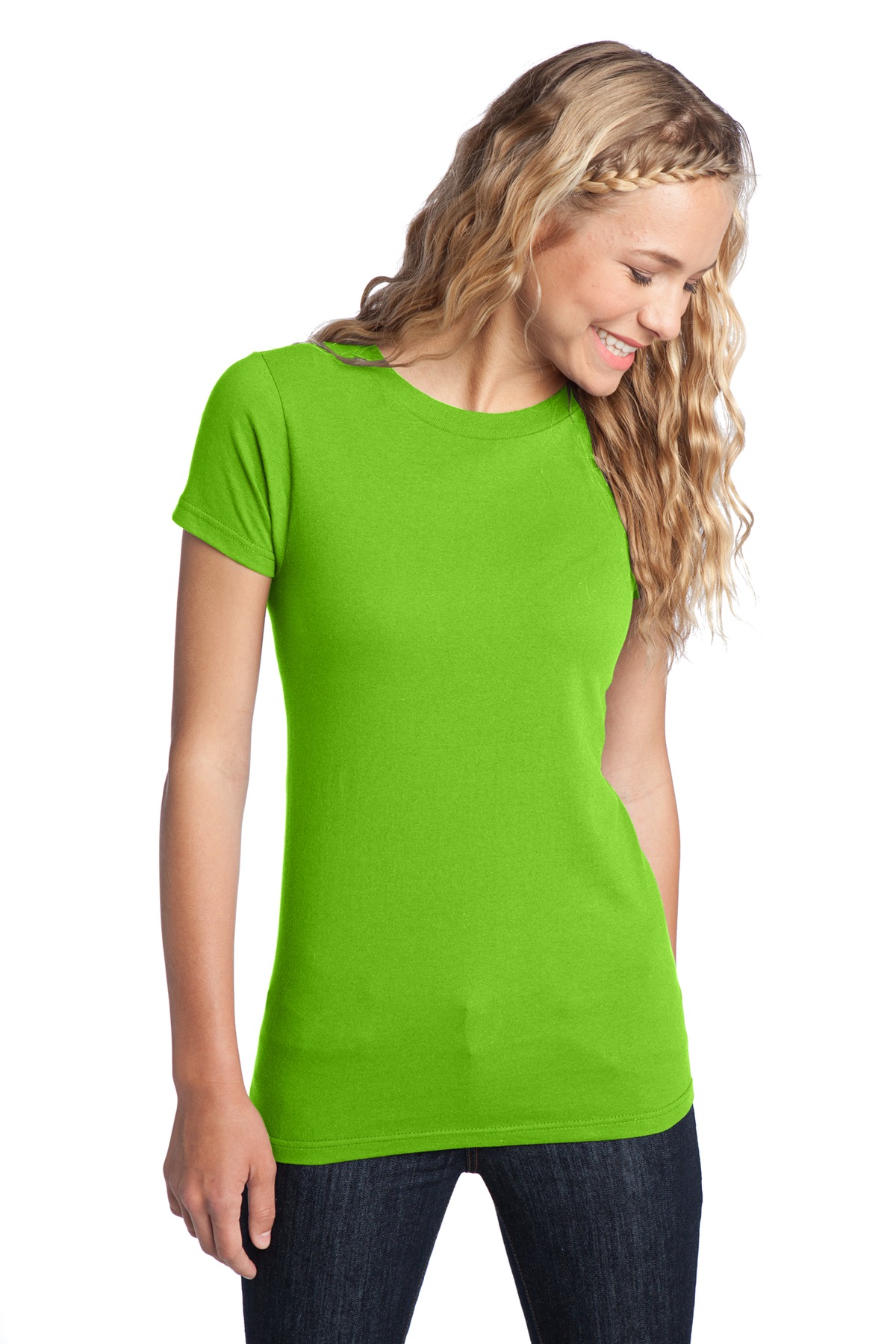 District Women's Fitted The Concert Tee DT5001 114