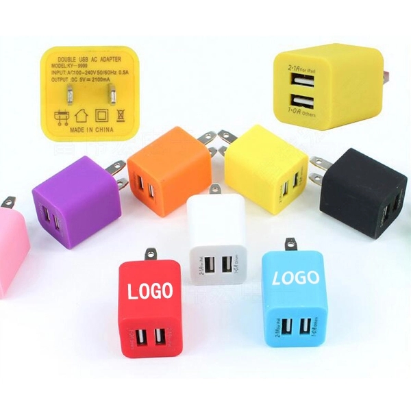2 USB Port Wall Charger 2