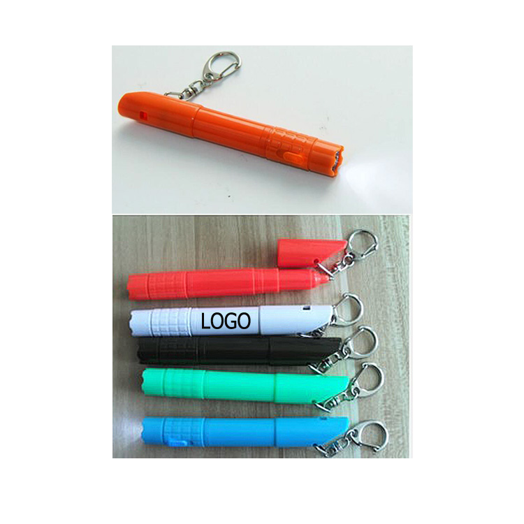 Multifunctional Whistle Flashlight Point Pen 1
