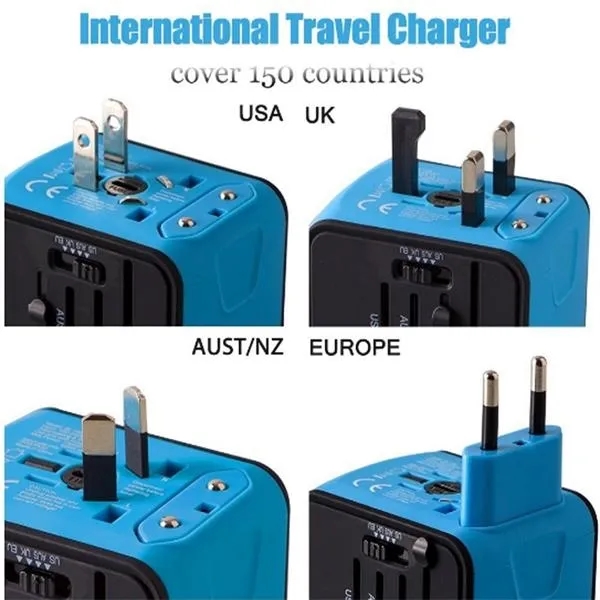 Smart Dual USB Ports International Adapter 3