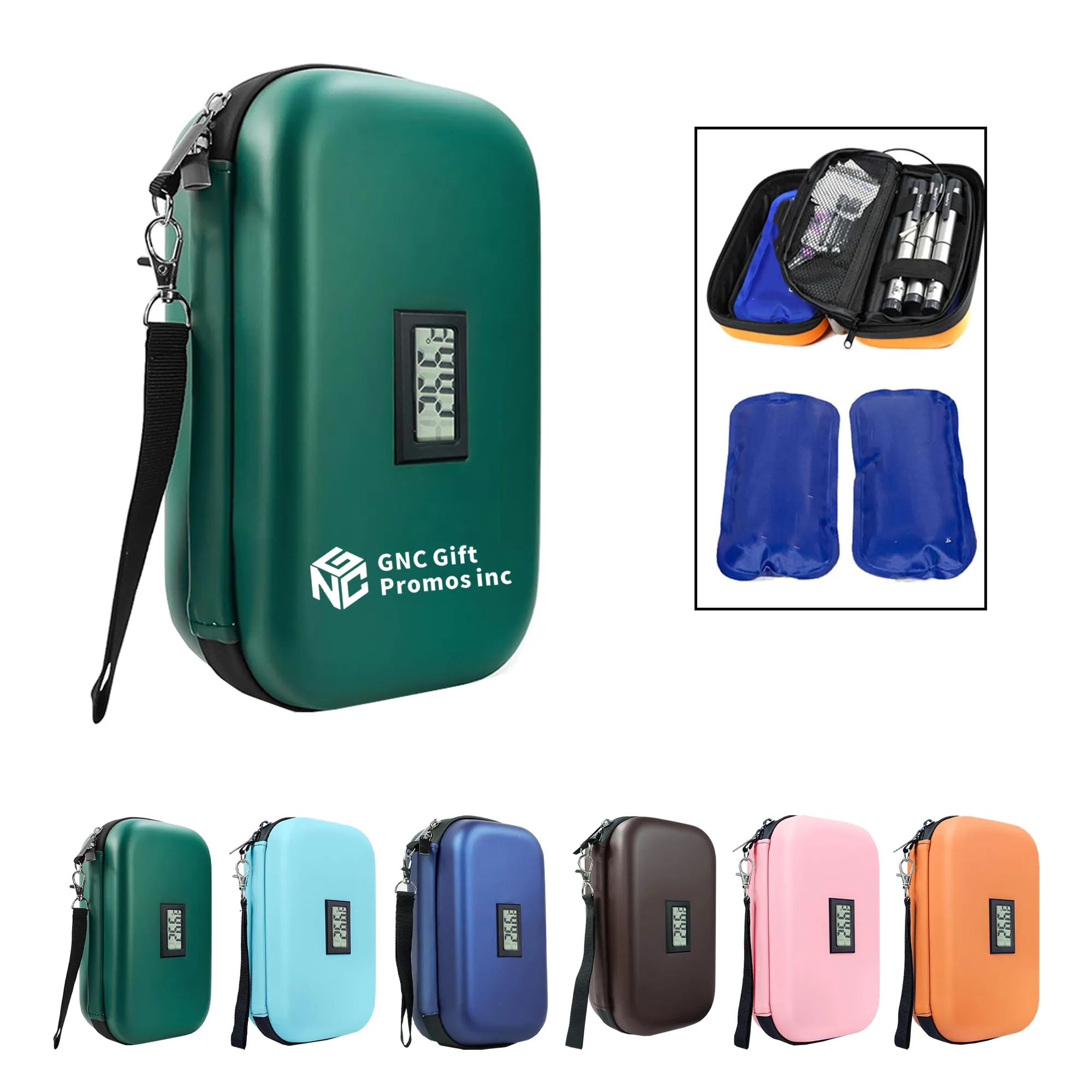 Insulin Cartridge with Thermometer 8.1"x5.1"x3.1" 4