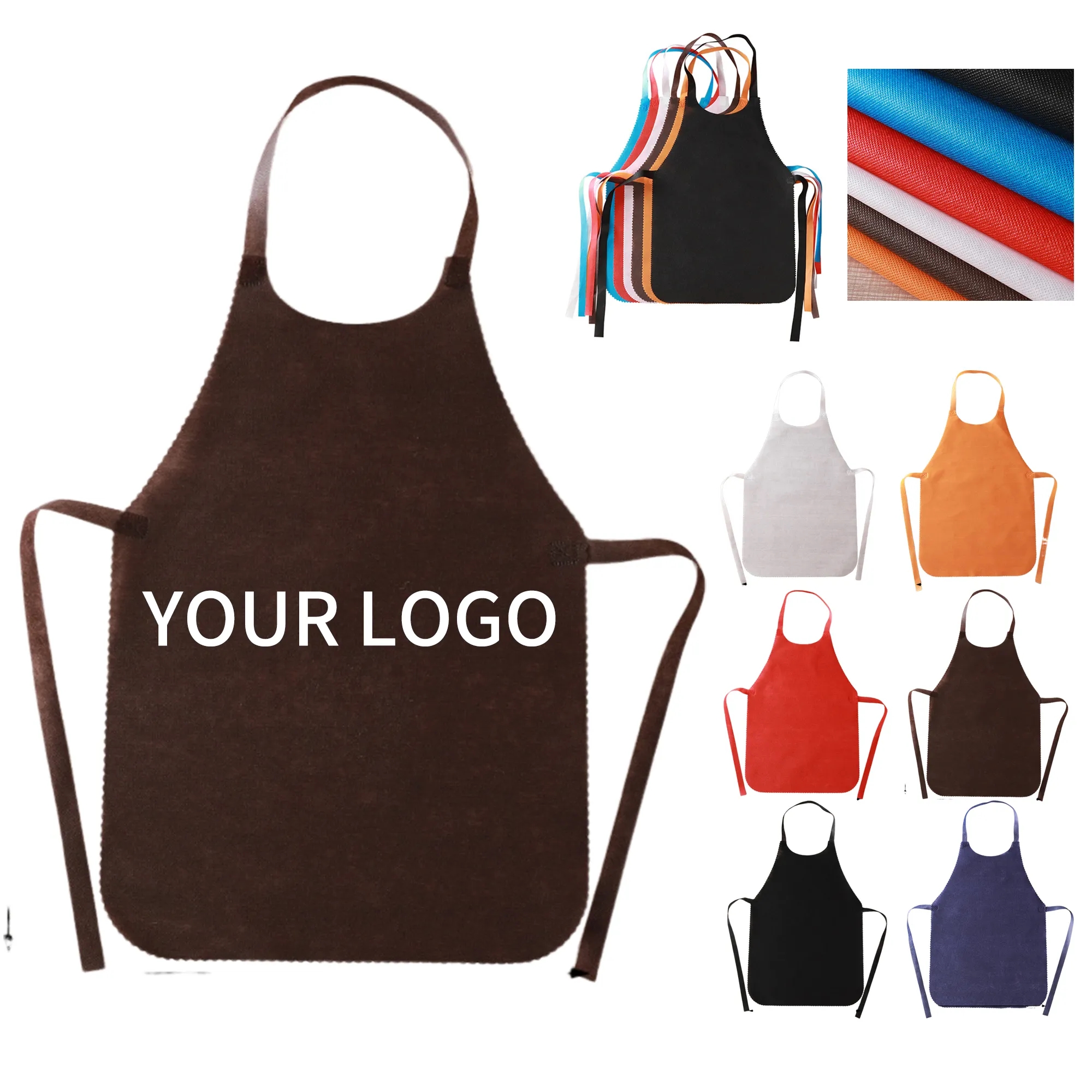 Nonwoven Apron 24x16 Inch Practical and Reusable 3
