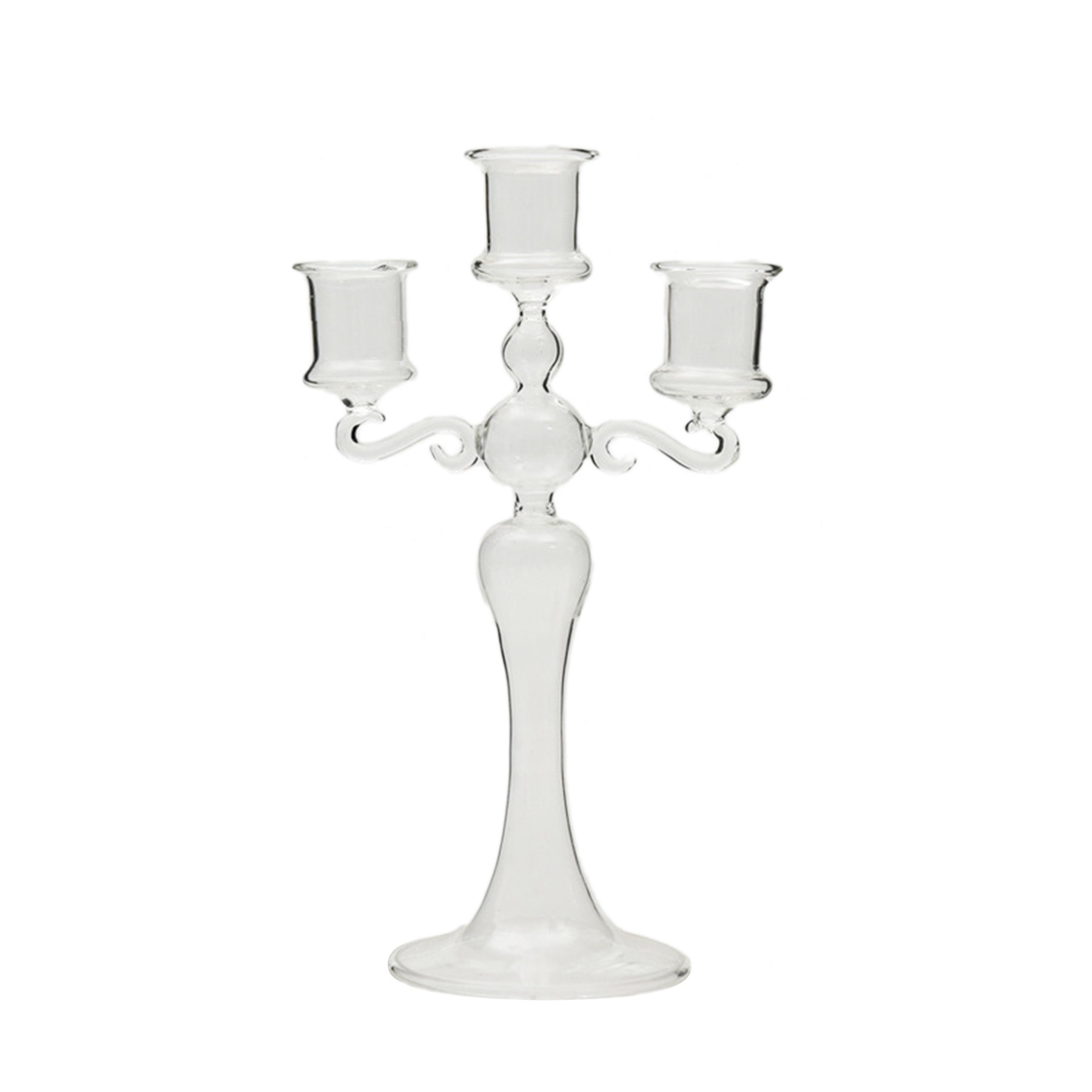 Glass Candlestick 4