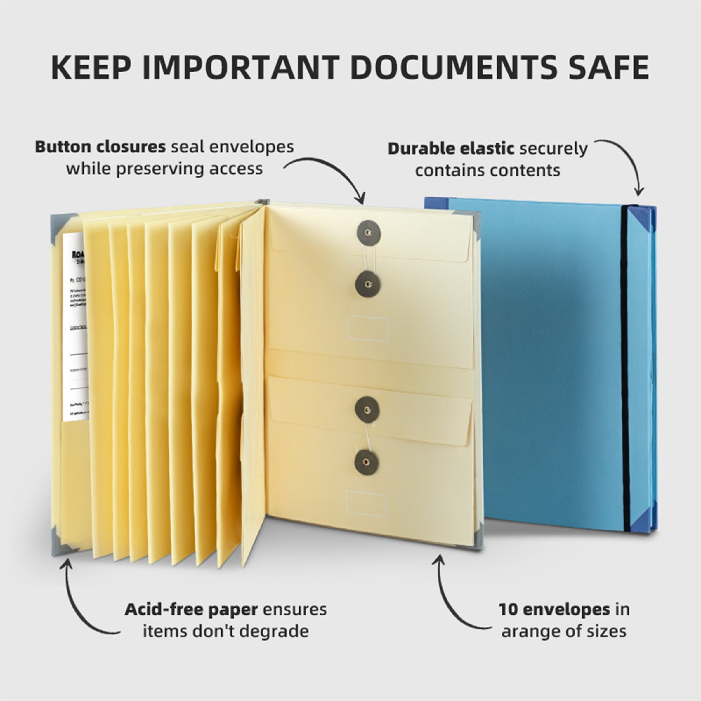 Clear PVC Document Folder ?C Versatile & Portable 2