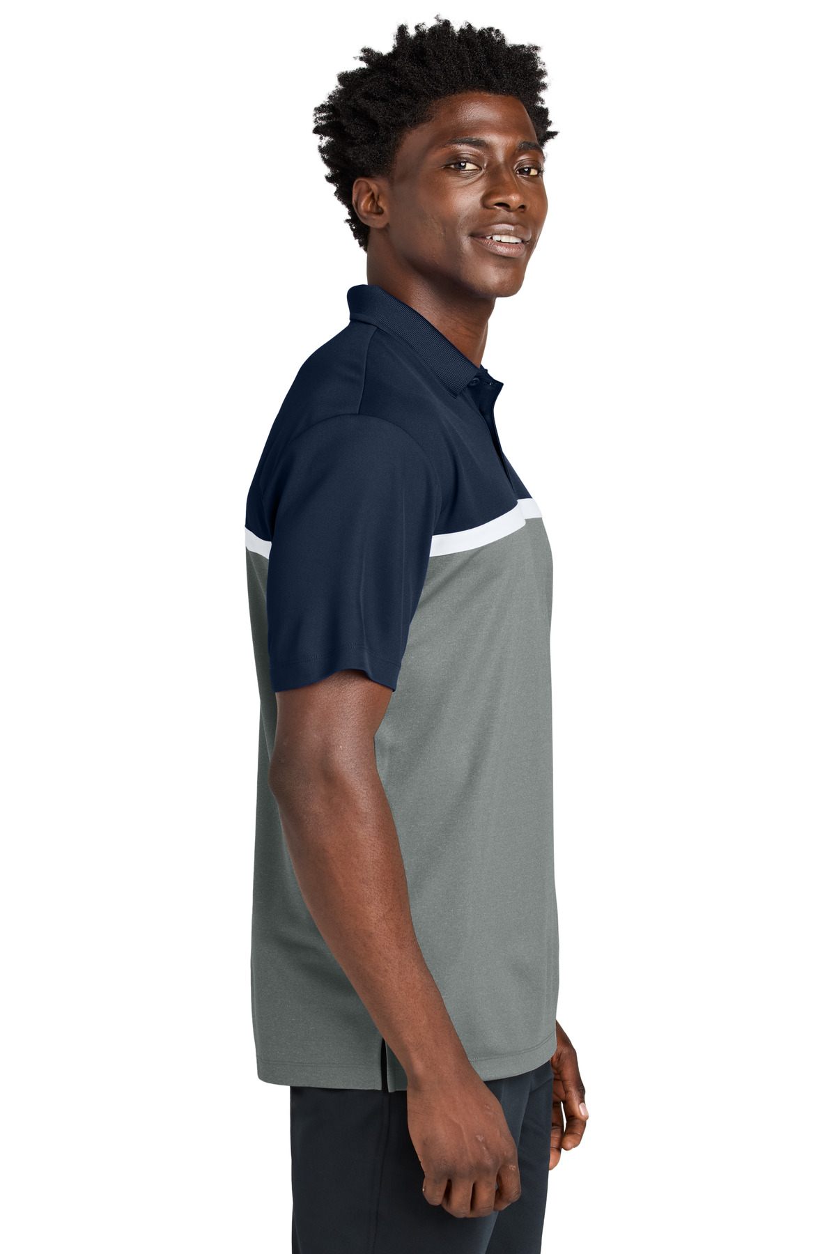 Sport-Tek UV Micropique Colorblock Polo ST741 38