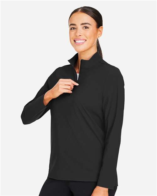 Women's CrownLux Performance® Windsor Welded Quarter-Zip Pullover - DG410W 11