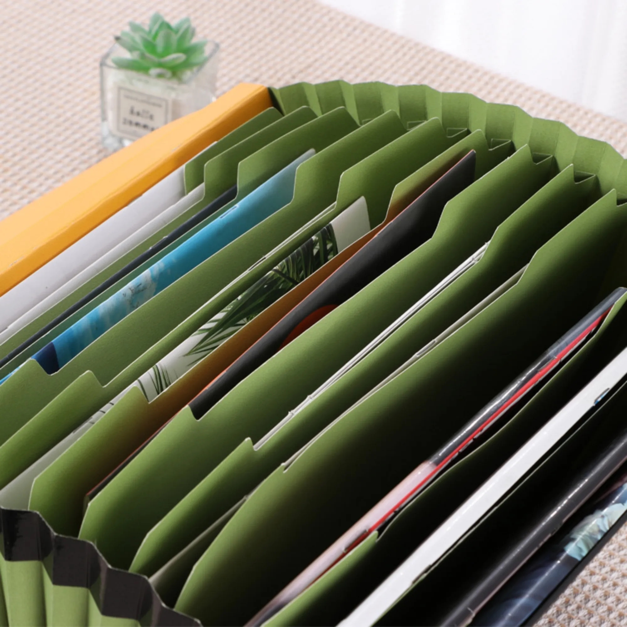 Large Capacity File Folder Organizer Expanding Holder 5