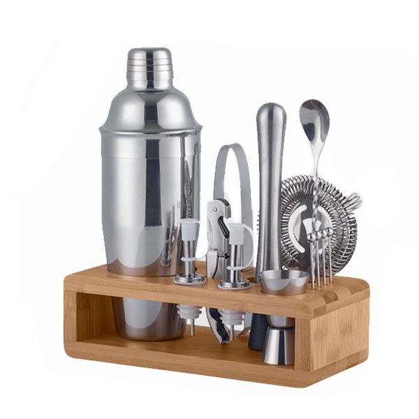 14-piece Stainless Steel Cocktail Shaker Set 3