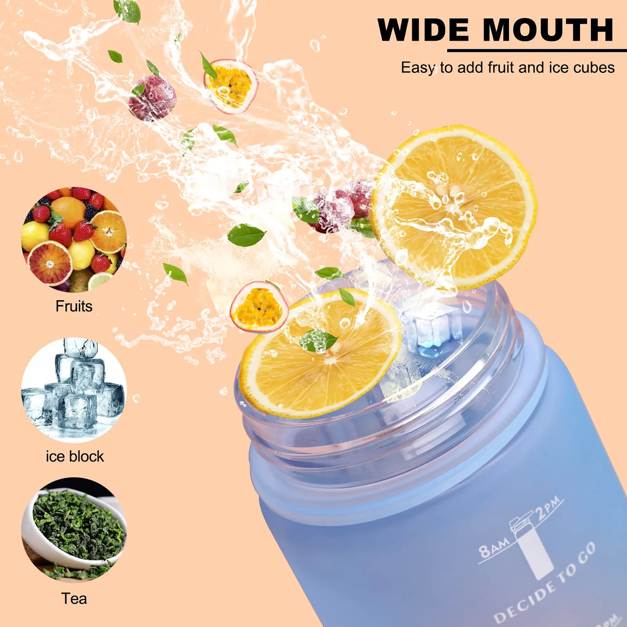 34 OZ Sports Water Bottle 2