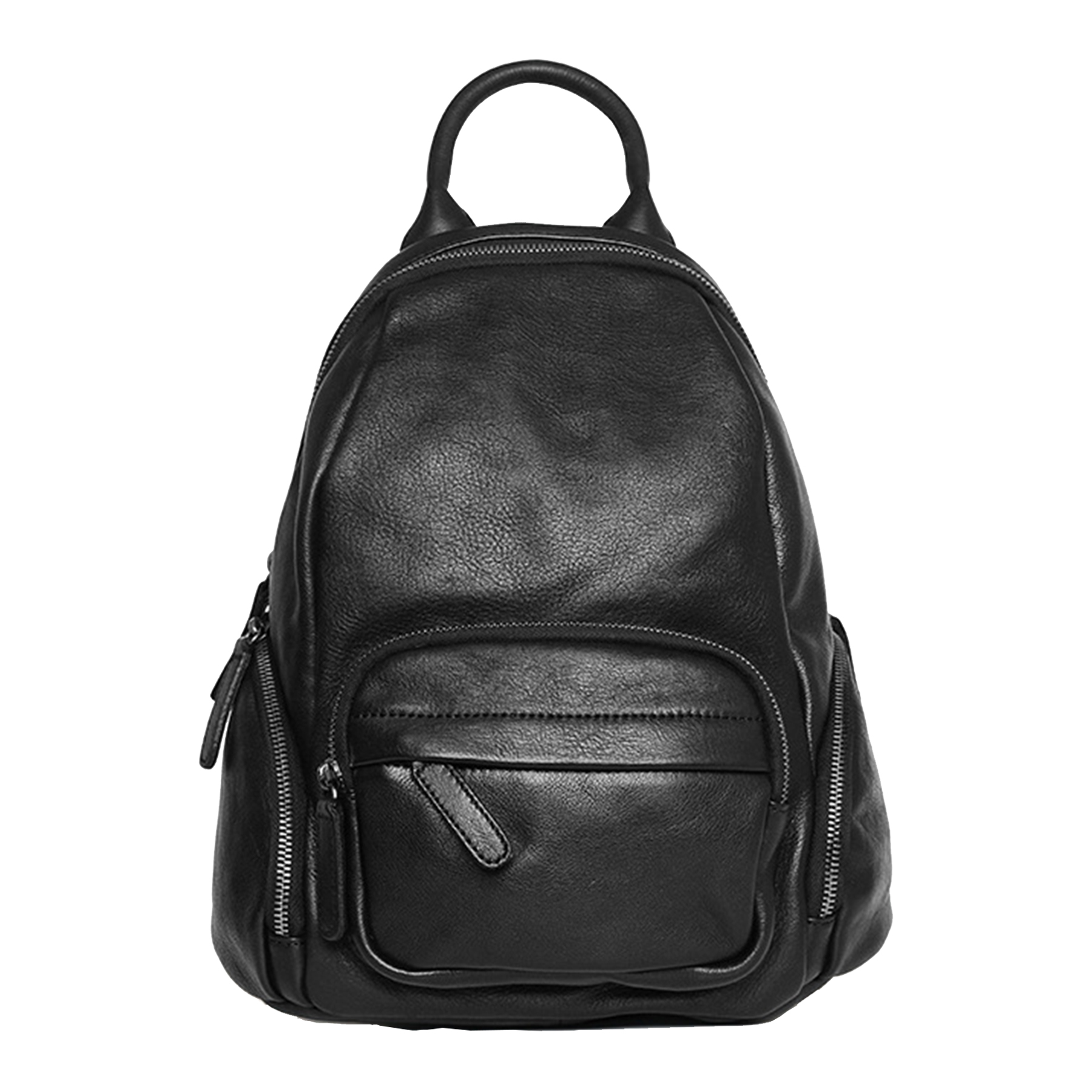 Genuine leather backpack for women 4